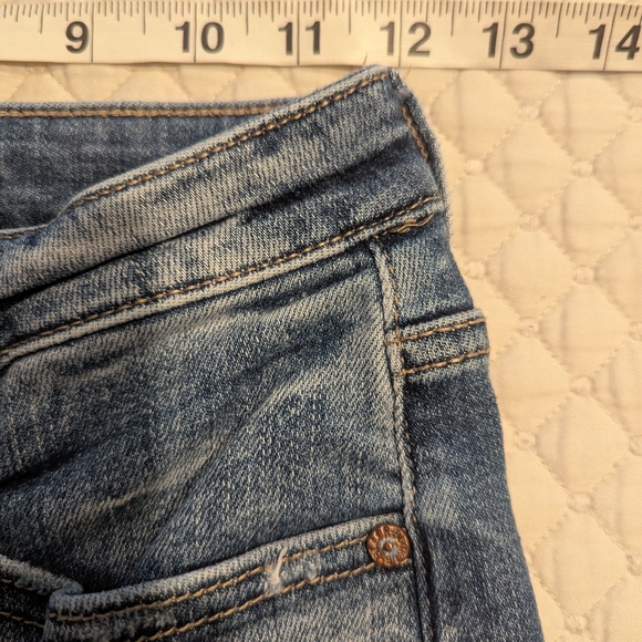 BUCKLE BLACK Distressed High Waisted Ankle Skinny Jeans Size 25 - Picture 7 of 8